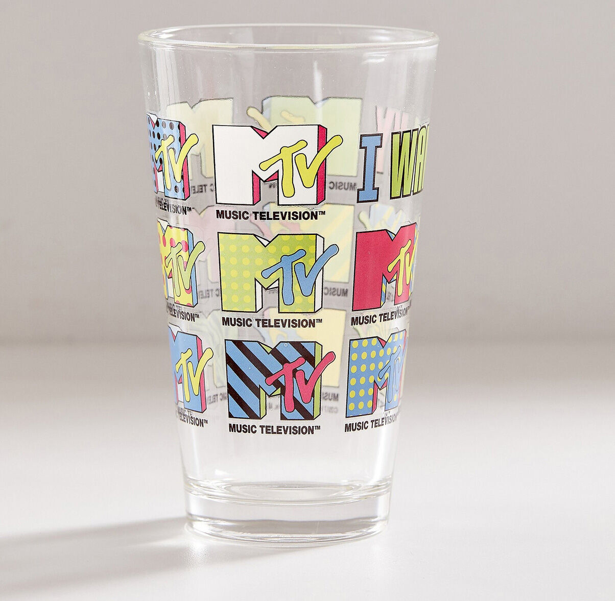 MTV pint glass
